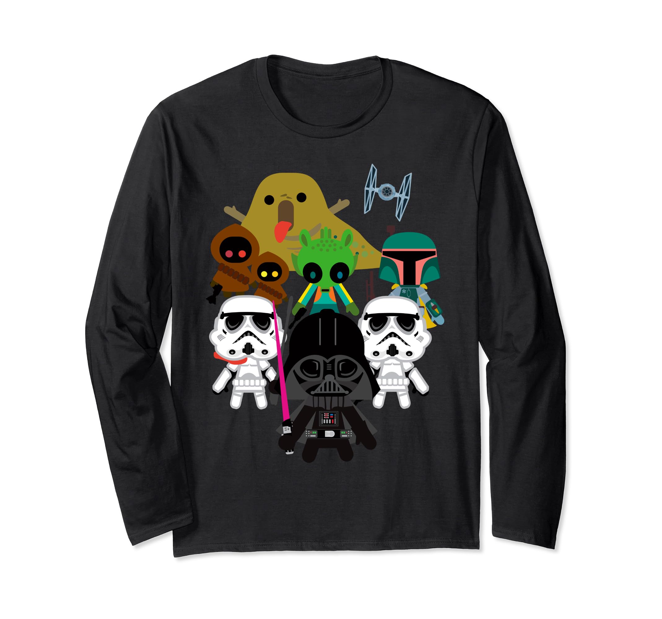 Star Wars Kawaii Villains Long Sleeve T-Shirt