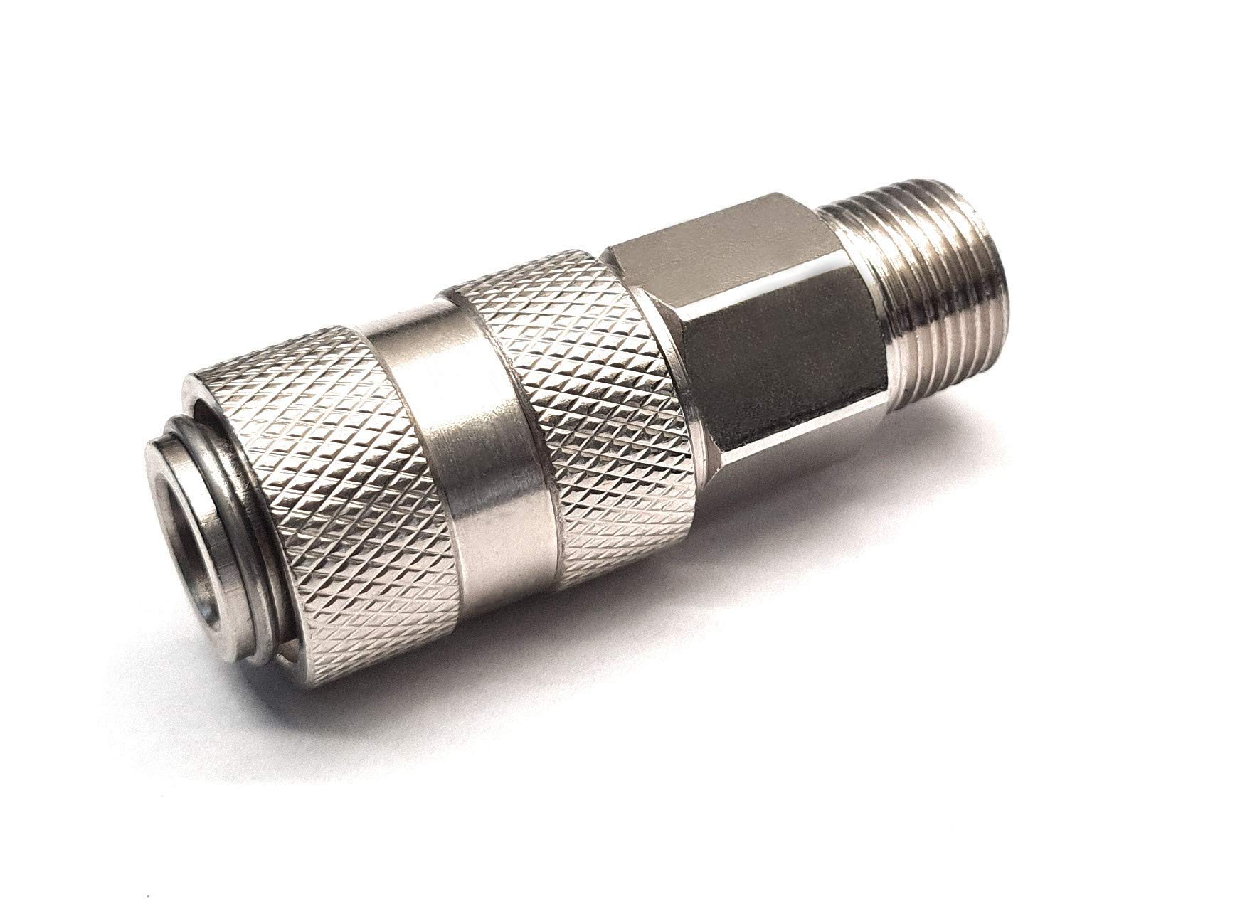 Female Coupling 1/2" BSPT Male Thread - PCL Airflow Air Line Hose Fitting AC21JM Type