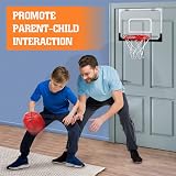 Dreamon Mini Basketball Hoop for Kids Wall Mounted Indoor Outdoor Playset view 6
