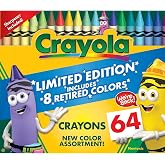Crayola Limited Edition Crayons - Set of 64 with 8 Retired Colors
