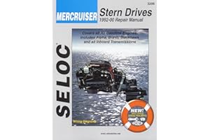 Sierra International Seloc Manual 18-03206 Mercruiser Stern Drives Repair 1992-2000 Gasoline Engine Includes Alpha Bravo Blackhawk & All Inboard Transmissions