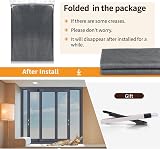 BRO Fly Mosquito Net 100x250cm DIY Window Door Insect Mesh Screen Grey view 6