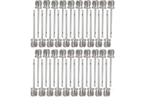 Ball Pump Needle, 40 Pcs Stainless Steel Air Pump Needles, Sports Balls Inflator Needles Suitable for Blowing Up Football, Ba