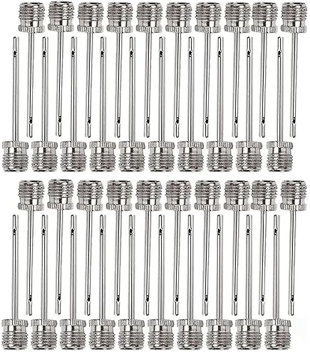 Lot De 6 Aiguilles En Acier Inoxydable Pour Pompes à Air - Compatibles Ballons Foot, Basket, Volley - Pièces De Rechange Faciles à Installer