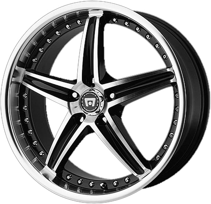 Amazon Com Motegi Mr107 16x7 5x112 45mm Black Machined Wheel Rim 16 Inch Automotive
