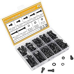 205 Pieces M5 Screws Nuts Washers Set