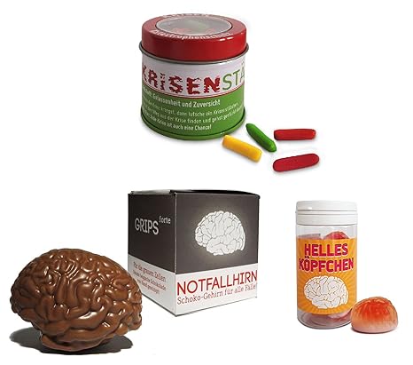 Liebeskummerpillen - Helles Köpfchen 3er Set (Notfallhirn, Krisenstäbe, Helle Köpfchen)