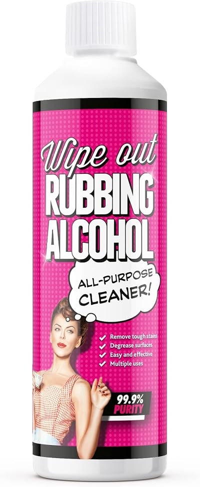 Wipeout Isopropanol 99.9% IPA Cleaner Degreaser 500ml Brand Wipe Out