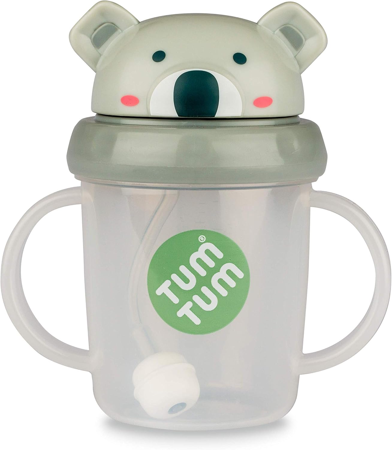TUM TUM Tippy Up Sippy Cup, Toddler Cup with Straw, Weighted Straw Cup