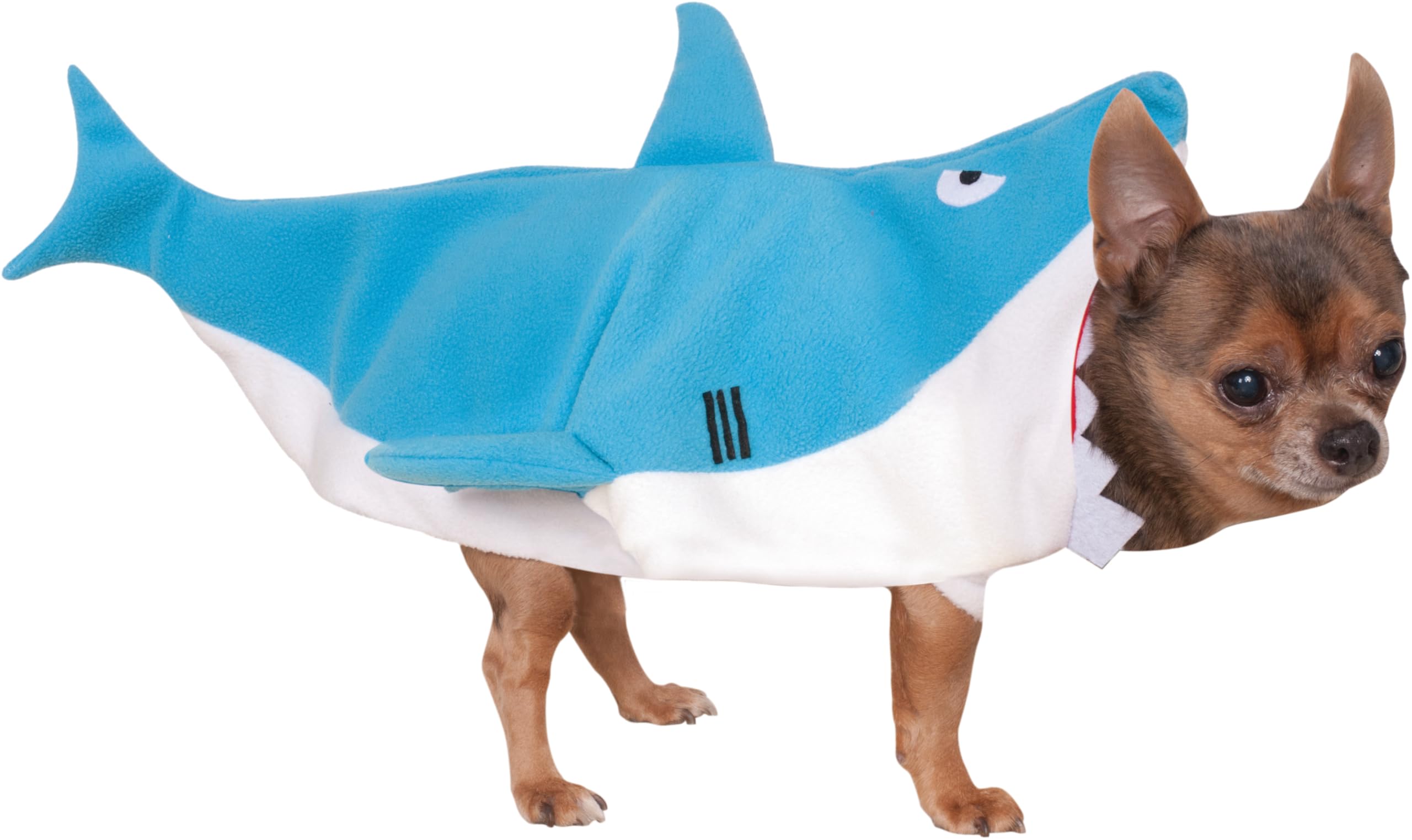 Rubies 580080X Official Shark Pet Dog Costume, Blue/White, X-Large Halloween Halloween