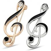 Music Pins Gold Music Note Enamel Pins for Backpacks Jackets Suits Dress Hats Scarf Bags Elegant Music Jewelry for Women Great Music Gifts for Music Lovers Musicians