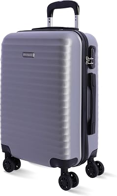 - Koffer - Handgepäck Koffer 55x40x20 -Reisekoffer mit 4 Rollen 360º leicht- Hartschalenkoffer - ABS - 32 L - Trolley - Carry on Luggage - rollkoffer - Klein & Mittelgroß - Iris
