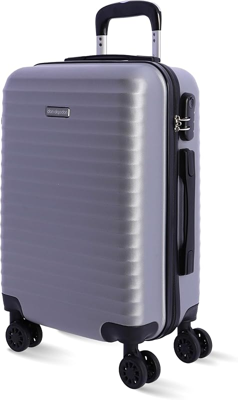 - Koffer - Handgepäck Koffer 55x40x20 -Reisekoffer mit 4 Rollen 360º leicht- Hartschalenkoffer - ABS - 32 L - Trolley - Carry on Luggage - rollkoffer - Klein & Mittelgroß - Iris