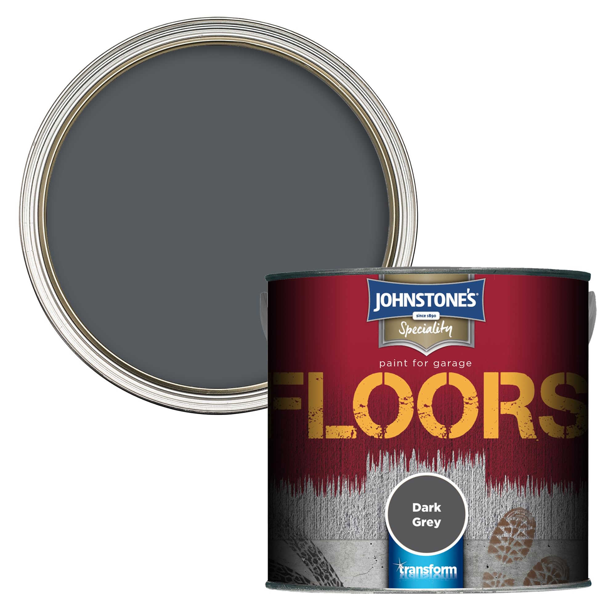 Johnstone's Garage Floor Paint - Dark Grey 2.5L