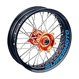 KETABAO Supermoto Wheels 17" Inner Rim Stickers