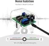 Donner DPA-1 Pedal Power Supply 9V DC 1A 5 Way Daisy Chain Negative Tip view 3