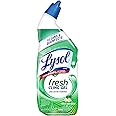 Lysol Toilet Bowl Cleaner Gel, For Cleaning and Disinfecting, Stain Removal, Forest Rain Scent, 24oz