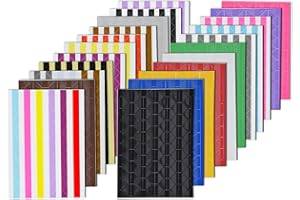 VIPbuy 2244 Count (22 Colors Assorted) Photo Mounting Corner Stickers Self Adhesive for Scrapbook Photo Albums DIY Craft, 22 Sheets