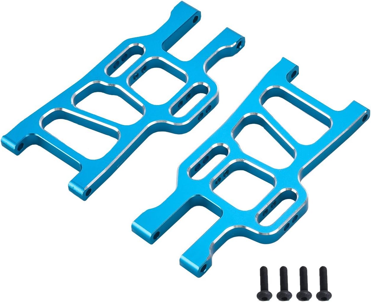 XPURC Aluminum Front Lower Arms (L/R) 108019 108819 For Rc car Redcat Volcano ect Upgrade Parts (Blue)
