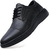 HCUBEAW Men's Dress Sneaker Shoes Casual Business Wingtip Oxford Shoes for Men
