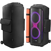 OURHZTB Speaker Case Compatible with JBL PartyBox 710 Portable Speaker, Outdoor Party Soft Dust Cover Storage Bag with Pockets for Charger, Microphones and Accessories (for JBL PartyBox 710)