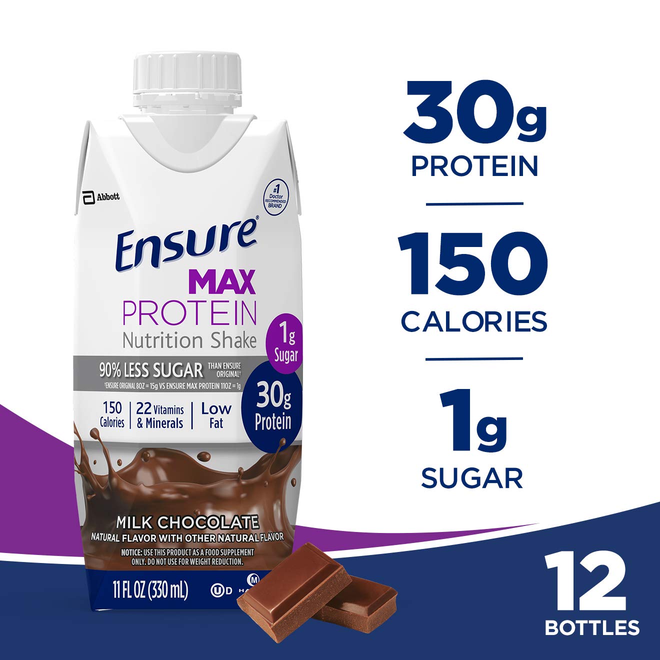 Ensure High Protein Nutrition Shake with 16 grams of highquality protein, Meal Replacement