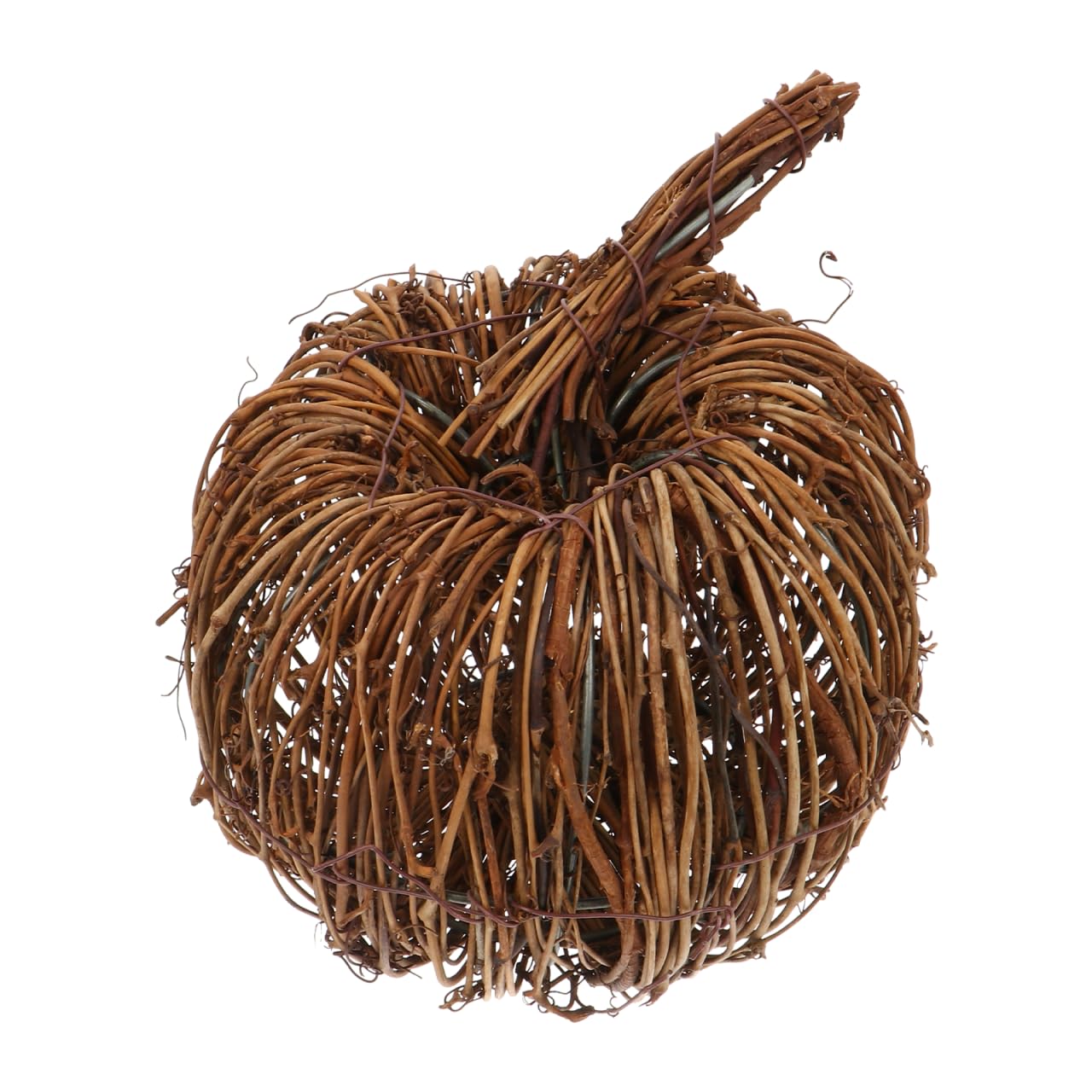 ifundom Rattan Woven Pumpkin Decoration Lightweight Halloween Table Ornament for Autumn Fall Festival Party Decor