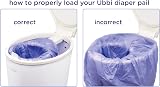 Ubbi Nappy Bin Liners 75 Count 49 L Plastic Bags Refill Pack view 2
