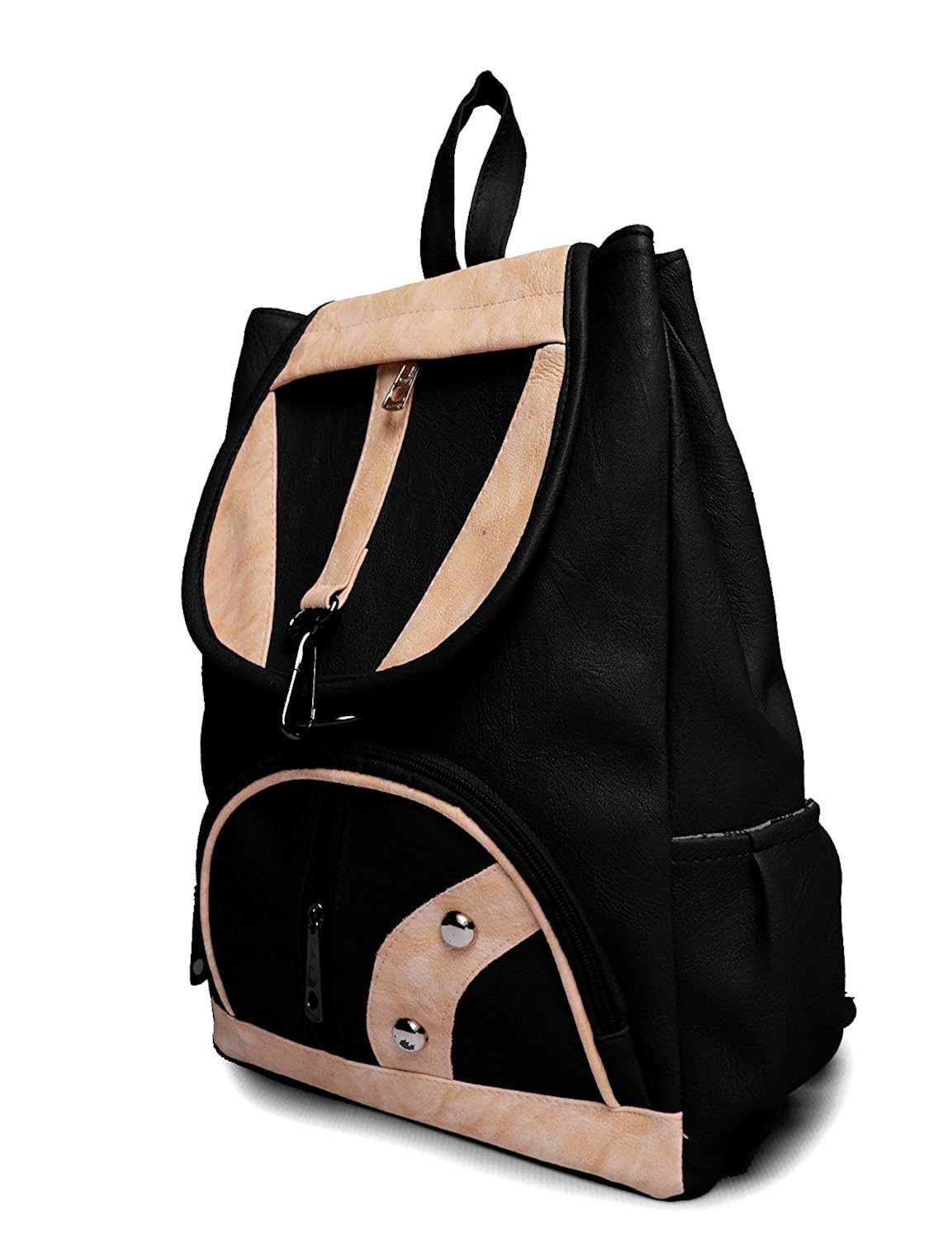 bizarre vogue stylish college bags backpacks for women & girls (black, bv1019)