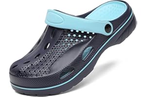 VZQ Women and Men Arch Support Clogs Slip-on Garden Shoes Outdoor Beach Slippers Sandals with Plantar Fasciitis Feet Cushion Insoles