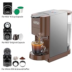 KOTLIE Multifunctional 4in1 Espresso Machine, 19Bar