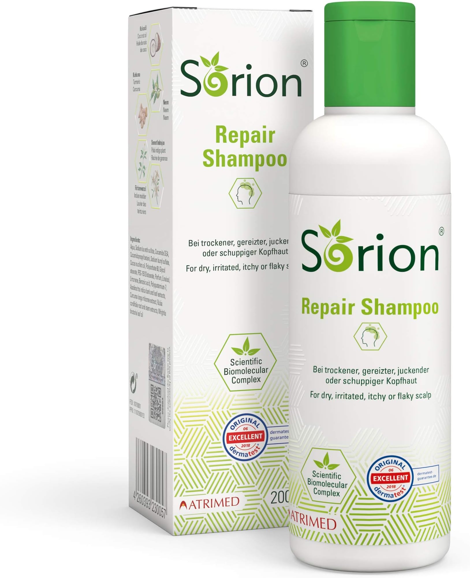 Sorion Shampoo 200 ml - for sensitive, dry and irritated skin