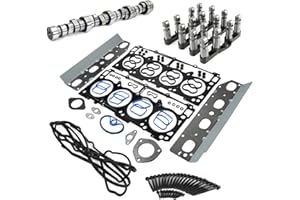 GELUOXI MDS 5.7 HEMI Engine Camshaft Lifter Kit Head Gasket Set Replacement for Jeep Grand Cherokee Dodge Challenger Charger Chrysler V8 5.7L 2009-2018 Part# HS26423PT 53021726AD 53022372AA