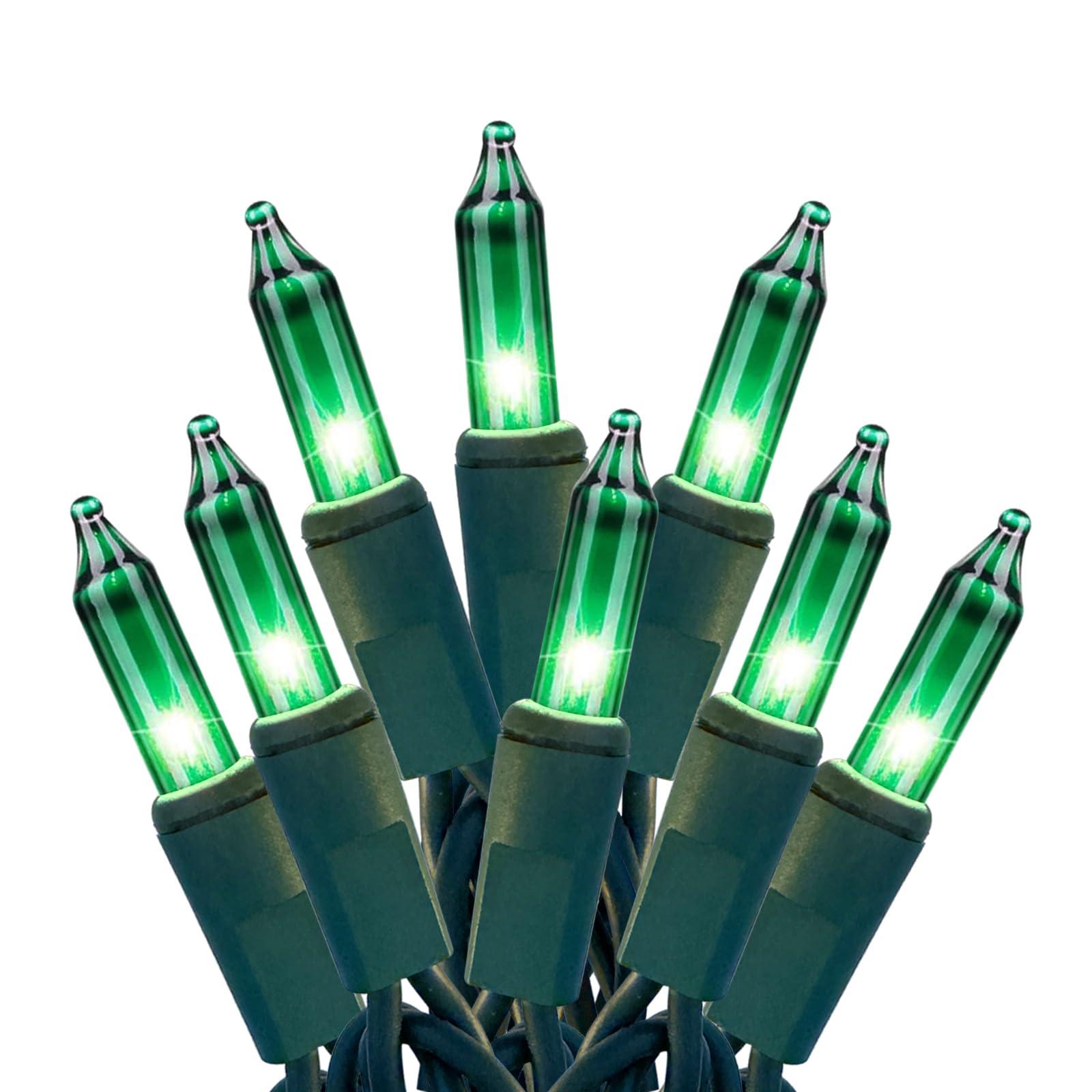 Photo 1 of HISHINY Green String Lights 100 Count Mini St Patricks Decorations Lights with Green Wire for Outdoor Christmas Decorations Indoor Decor,UL Certified (21feet)