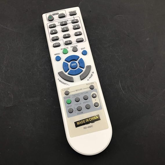 Replacement Remote Control for NEC Projector NP410 NP410W NP610S NP610C NP700 NP1000