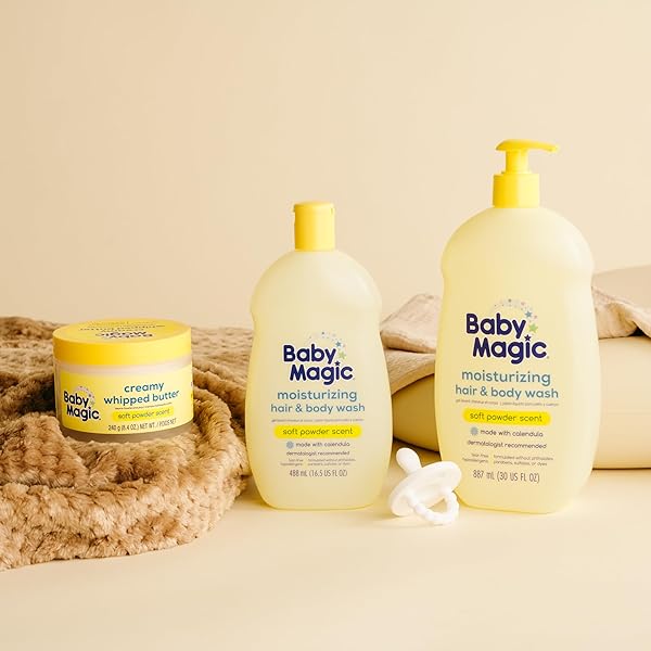 BABY MAGIC MOISTURIZING HAIR & BODY WASH, 16.5 FL OZ