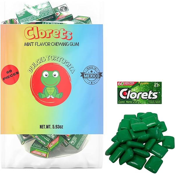 Amazon.com : Clorets Plus Sugarless Gum 12pk–Mint Flavor (12