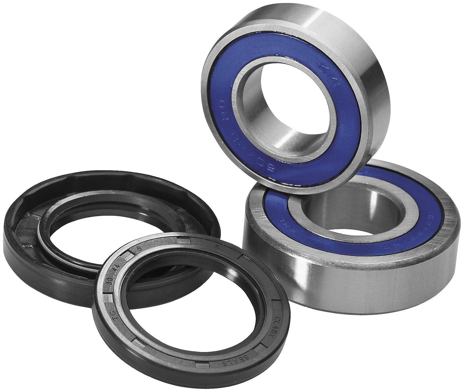 All Balls Street Wheel Bearing and Seal Kit for Kawasaki 2008-2012 EX250F Ninja 250R Models 25-1743