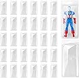 SIXPOINTS 30 Pack Action Figure Display Case - Inspired Blister Clamshell Protective Case,Compatible with Small Loose 3.75" Action Figure ,Prevent Scratches PET Protector