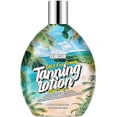 isletan Pineapple Dark Bronzing Tanning Lotion For Indoor Tanning Bed Lotion Accelerator, Outdoor Tanning Lotion With Bronzer To Get Dark Fast For Tattoo, 13.5fl.oz