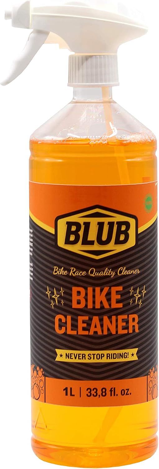 BLUB Bike Cleaner 1L, bike cleaner spray for MTB Road & BMX, Eco wash for Full cleaning, Safe on All Materials