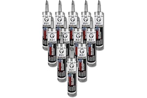 Red Devil 089650 Extreme Temperature HVAC/R Silicone Sealant, 280 ml, Aluminum, 12 Pack, Made in USA