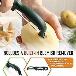 Spring Chef Premium Swivel Vegetable Peelers for