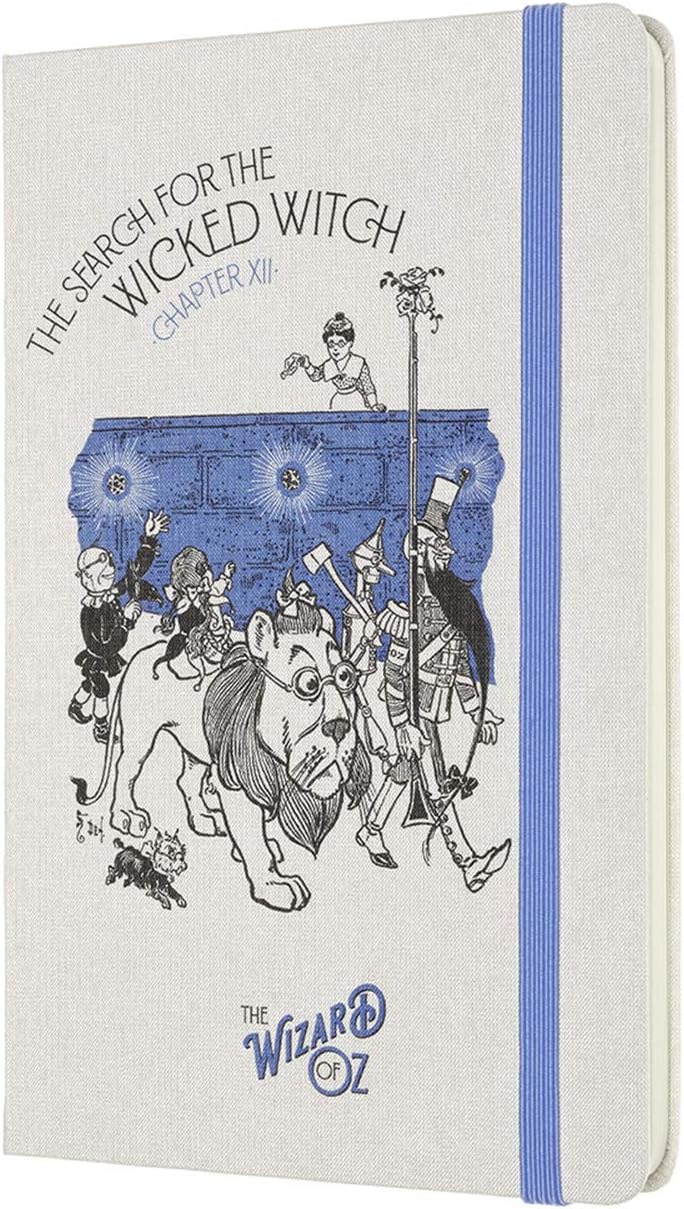 Moleskine, Wizard of Oz Limited Edition Notebook, Wicked Witch Themed Notebook, Plain Layout, Fabric Hard Cover - Image 3
