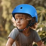 XJD Kids Helmet Toddler Bike Skateboard Scooter Roller Skating Blue Small Age view 2
