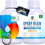 Craft Resin 1L Crystal Clear Epoxy Resin Kit Food Safe UV Resistant