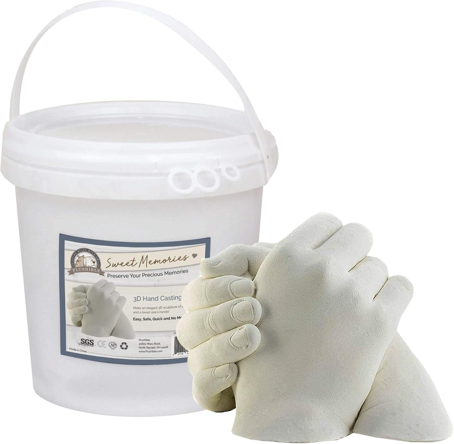 Edinburgh Hand Casting Kit for 2 Hand Statue Casting Kit Hand Hold