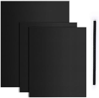 OUTERDO Dauerbackfolie für Backofen (3er Set), Backpapiere& Hitzeschutzleiste, hochwertig Backpapiere wiederverwendbar antihaft zum Grillen Backen, Backmatte spülmaschinenfest, Backfolie zuschneidbar