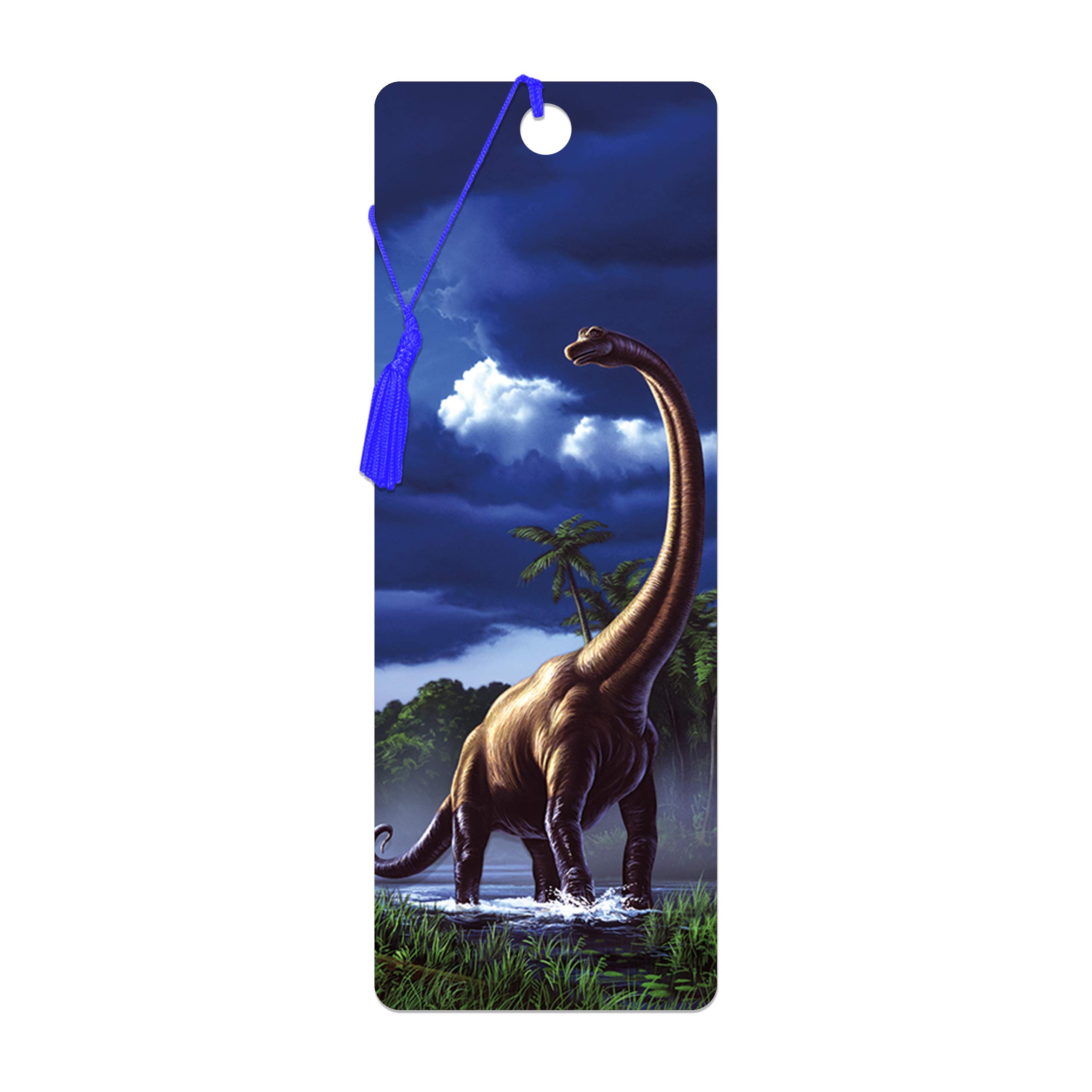 3D LiveLife Bookmark - Brachiosaurus from Deluxebase. A Dinosaur Bookmark with lenticular 3D Artwork Licensed from Renowned Artist Jerry LoFaro