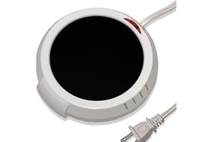 MAHITOI Durable Heavy Portable Large Warmer Safe Plate for Candle Jar & Mug Warmer, White Pack